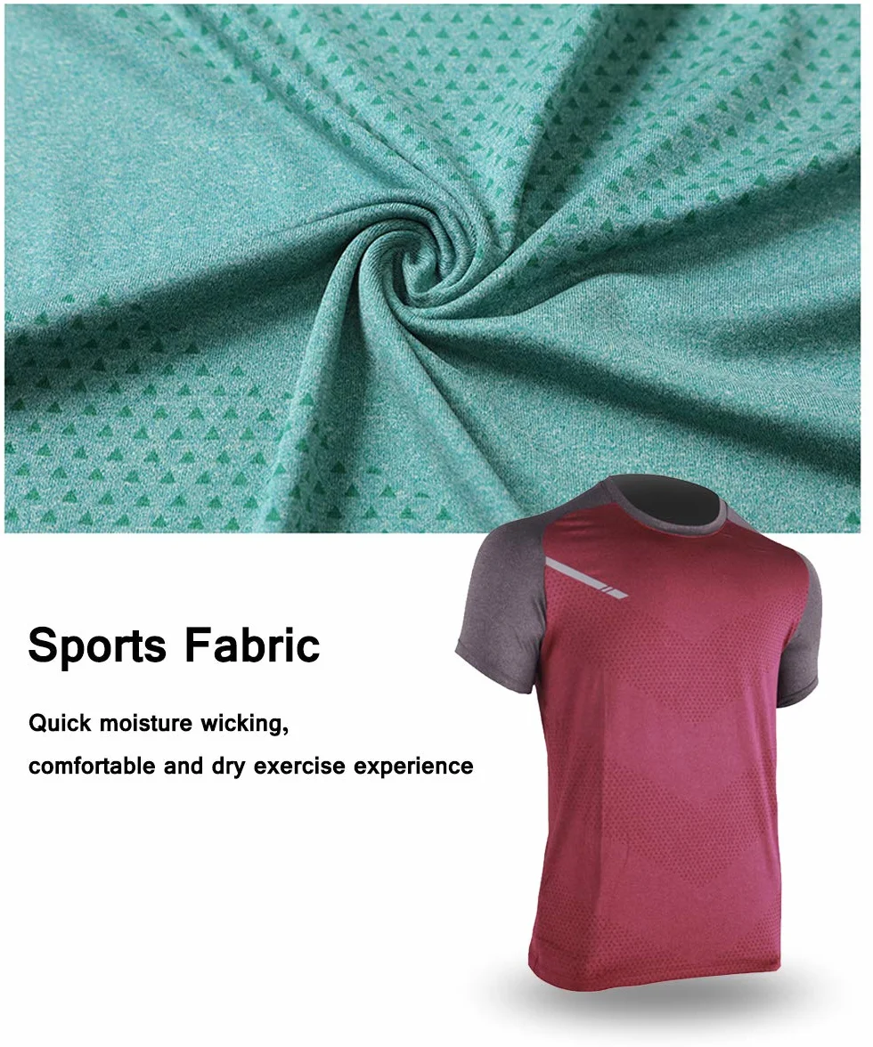 GYMAPE Uomo Palestra Fitness Atletica Asciugatura Rapida Traspirante Muscolo in Esecuzione T-Shirt