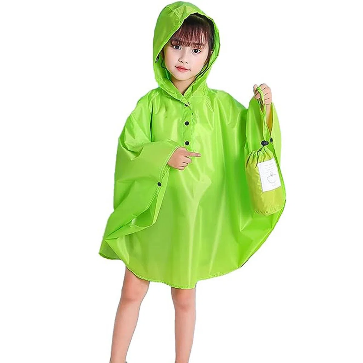 Impermeabile Toddler Wear Rain for Boy Kids Girls Cartoon Bambini 3D Poncho Giacca Ragazzi Cappotto e Giacca Abbigliamento Antipioggia con Cappuccio Maglia Natalizia