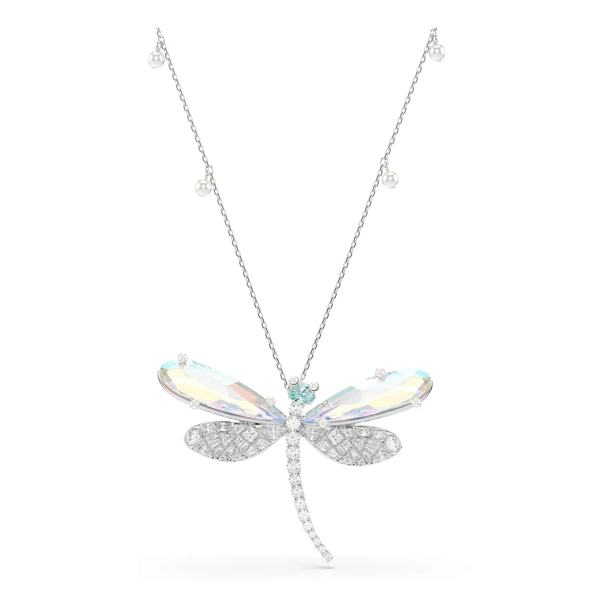 Swarovski x Ariana Grande Collezione, Tagli misti, Libellula, Placcato rodio