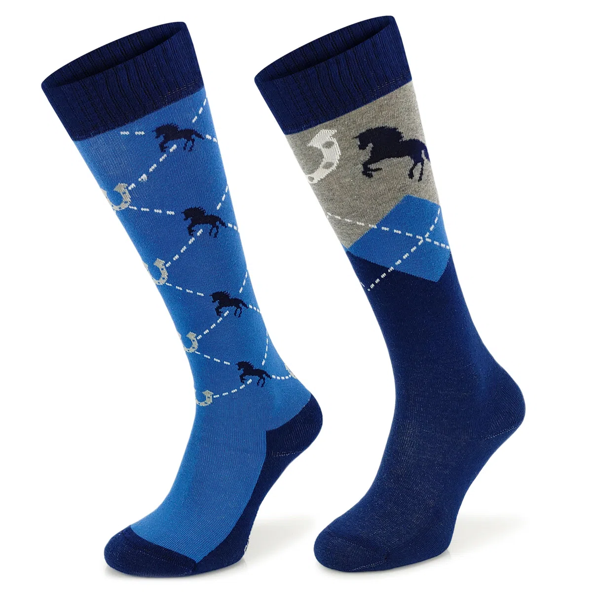 Calzini da equitazione - Calzini lunghi da cavallo - Calzini da equitazione per donne, ragazze, bambini - Calzini divertenti