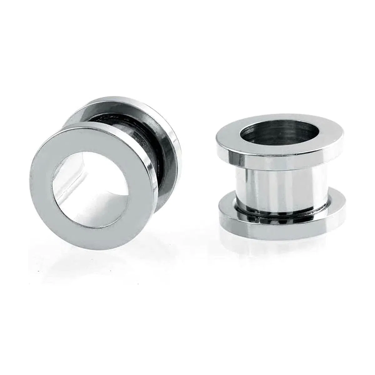 Aieci 2 Pezzo Dilatatore Acciaio Inossidabile Pircing Dilatatori Orecchini Ear Tunnel Plug Uomo Donna