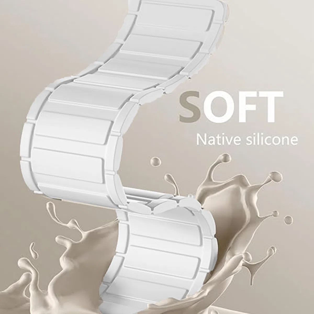 Blueshaweu Cinturino da 18 mm, 20 mm, 22 mm, compatibile con Ice-Watch, serie Ice Smart, morbido silicone, completamente magnetico, regolabile, compatibile con Smart Serie
