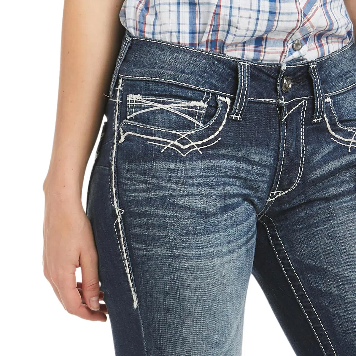 ARIAT - R.e.a.l Mid Rise Boot Cut Jean, Jean Donna