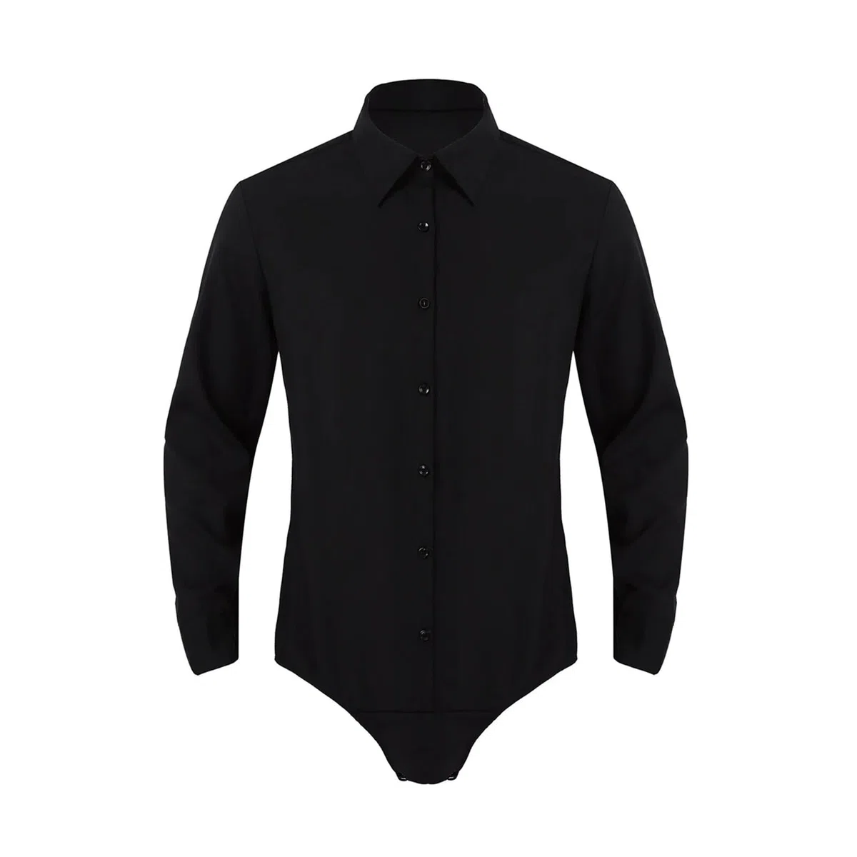 Uomo Maglia da Ballo Latino Camicia da Ballo a Maniche Lunghe da Uomo, con Colletto rovesciato, abbottonata, Body da Ballo Latino Moderno, Maglietta, Top, Costumi da Ballo