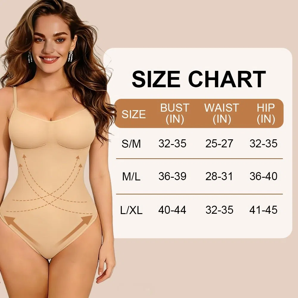 DiULi Body Contenitivo Modellante Donna Shapewear Bodysuit Guaina Contenitiva Donna Snellente e Versatile con Materiali Traspiranti e Tracolla Regolabile