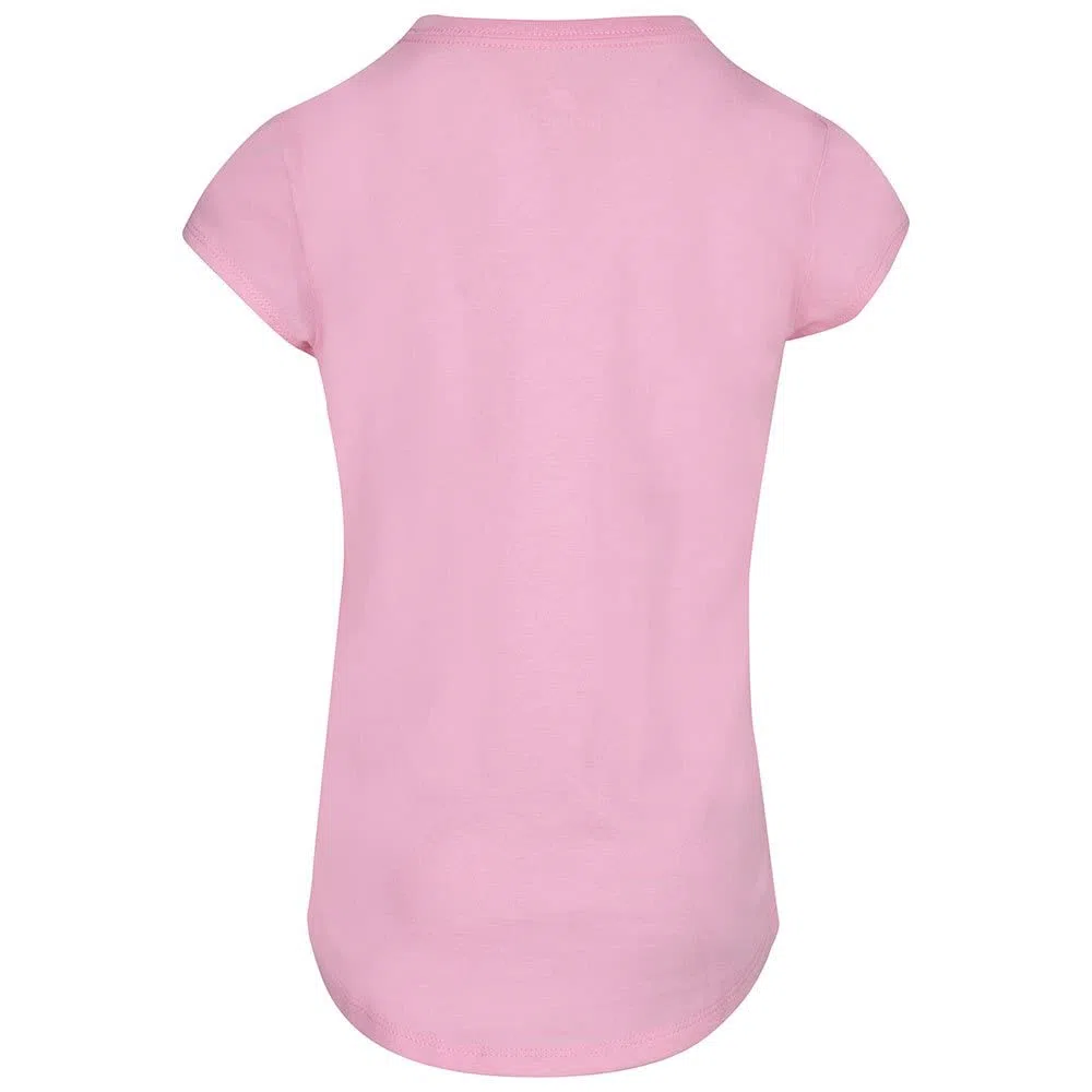 NIKE Futura Sport Splash Tee, T-Shirt a Manica Corta da Bambina con Logo Glitterato (36F269-023)