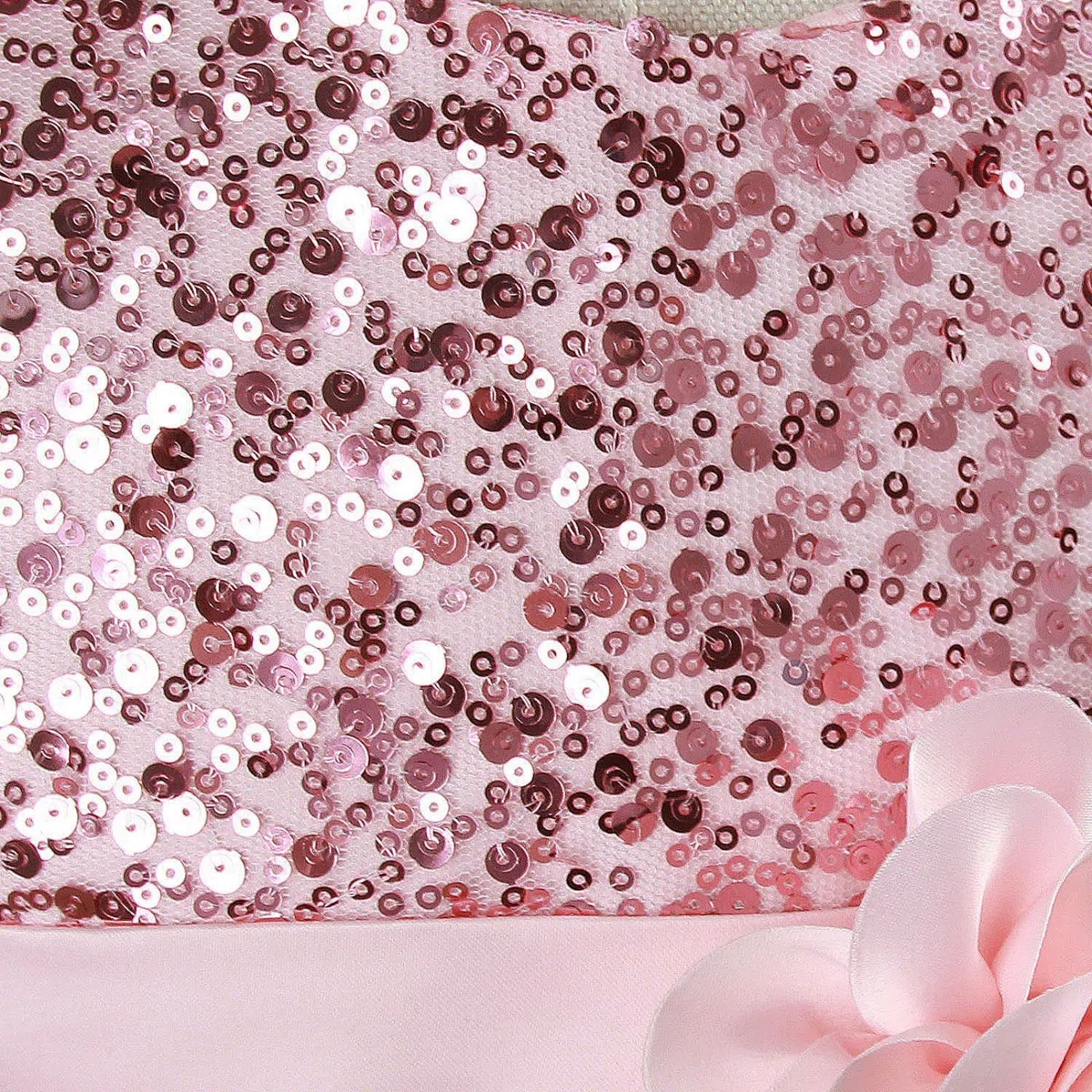 M Muncaso Abito da principessa per bambine con paillettes, tulle, arcobaleno, abito formale per feste di compleanno, matrimoni, damigelle d'onore, abito da sera per bambini piccoli
