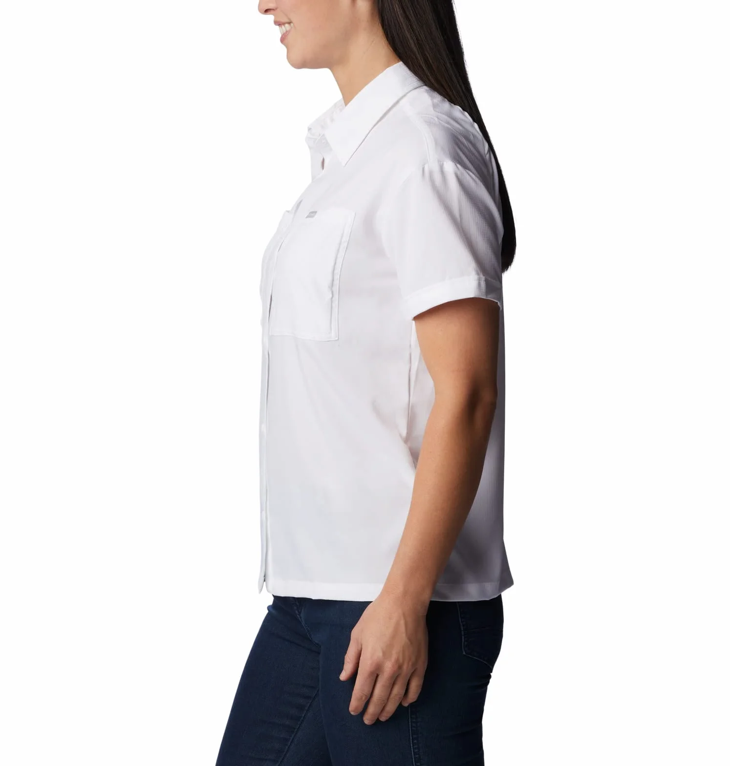 Columbia Silver Ridge Utility-Maglietta A Maniche Corte Camicia da Escursionismo Donna