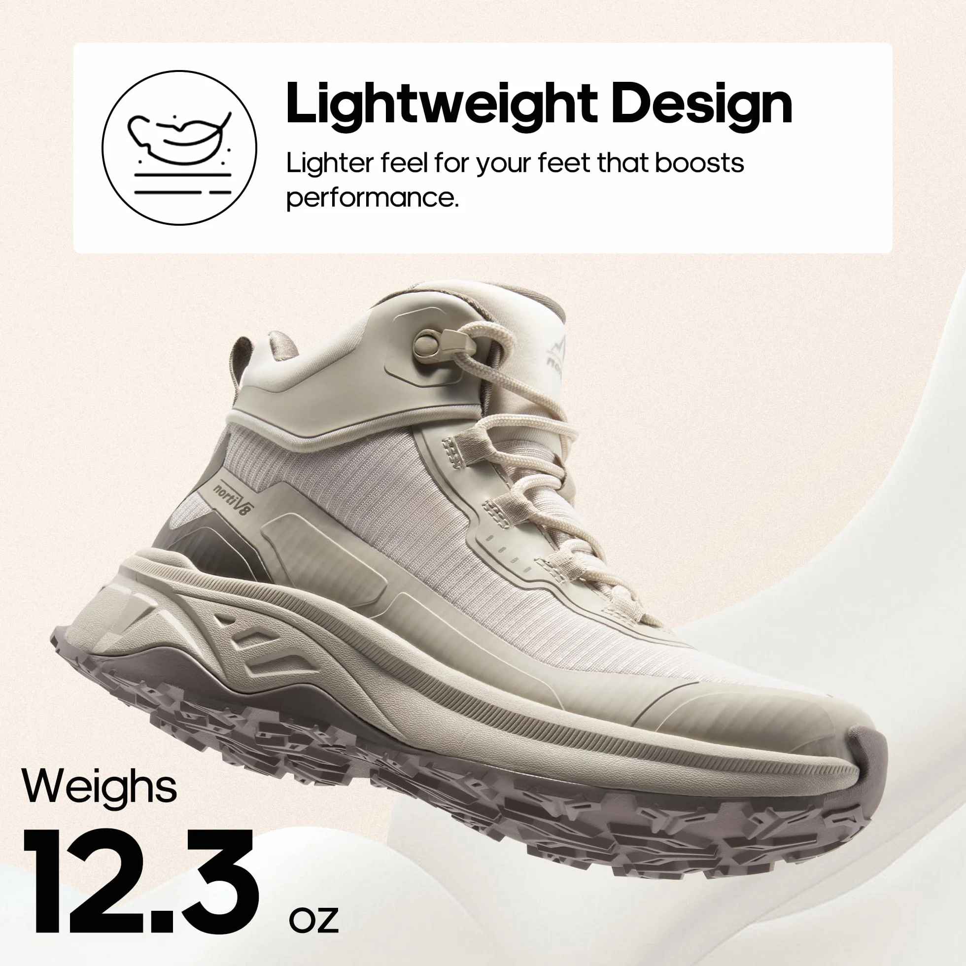 NORTIV 8 Scarpe da Trekking Impermeabili da Donna Leggeri Per Outdoor Scarponi da Montagna Trekking Antiscivolo