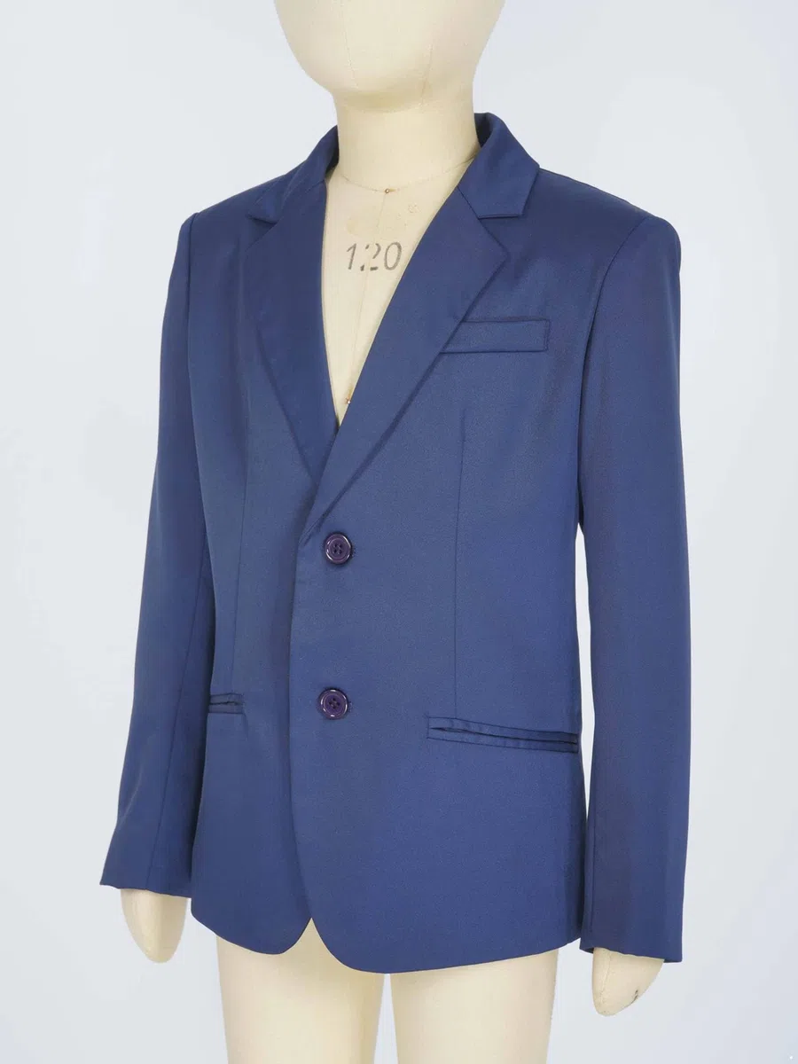 MSemis Giacca Elegante per Bambini e Ragazzi Giacca da Battesimo Festa di Nozze Nuziale Slim Fit Blazer Capotto Gentiluomo Maniche Lunghe Smoking Tuxedo Cerimonia, 4-14 Anni