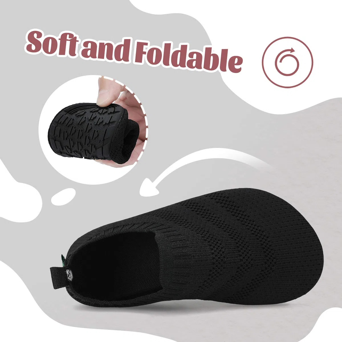 SAGUARO Pantofole da Casa Bambini Pantofole in Maglia Antiscivolo Morbida Comode Slipper Gr.20-37