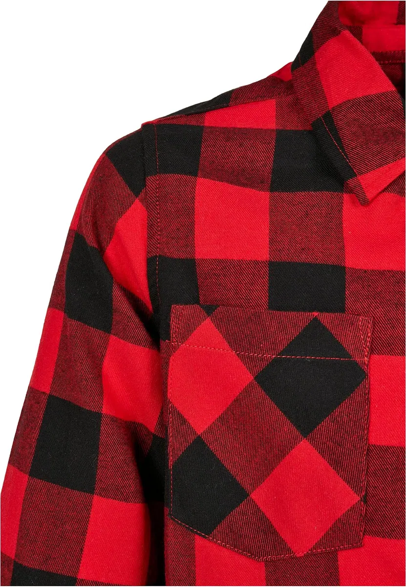 Urban Classics Camicia da Ragazzo in Flanella A Scacchi Camicia Bambini e Ragazzi