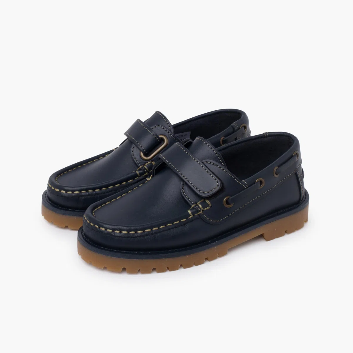 Pisamonas Scarpe da Barca Bambino Chiusura A Strappo