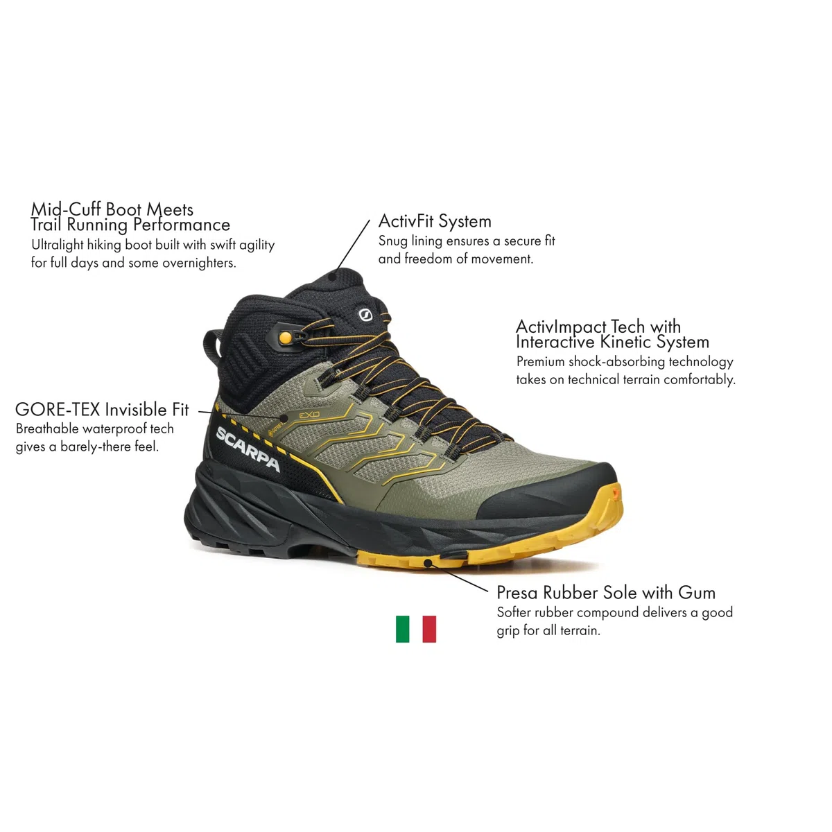 SCARPA Rush Mid 2 GTX Speed Hiking Uomo
