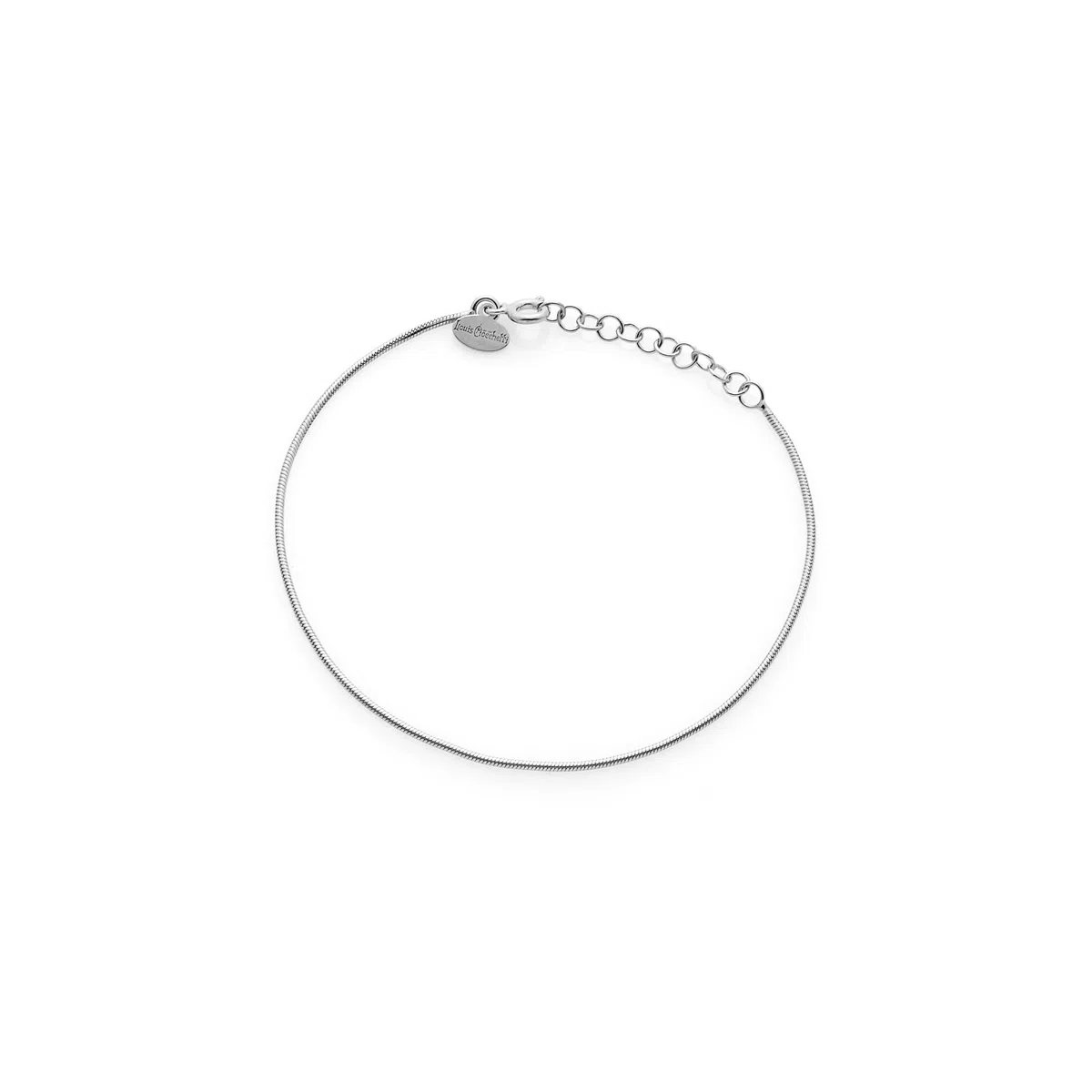 Bracciale Argento 925 Sottile, Fine, Bracciale fine donna elegante, ideale per charms, Braccialetto idea regalo Natale e San Valentino, made in italy