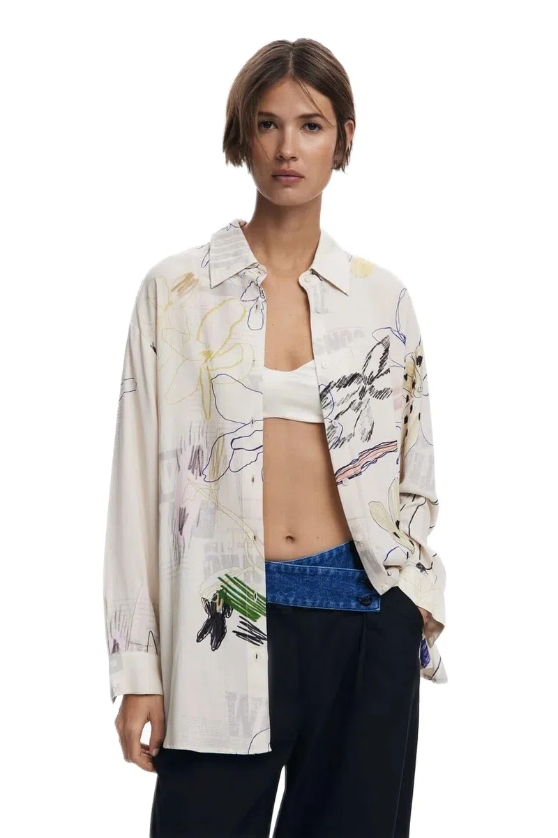 Desigual 25wwcw14 Blouse Donna (Pacco da 1)