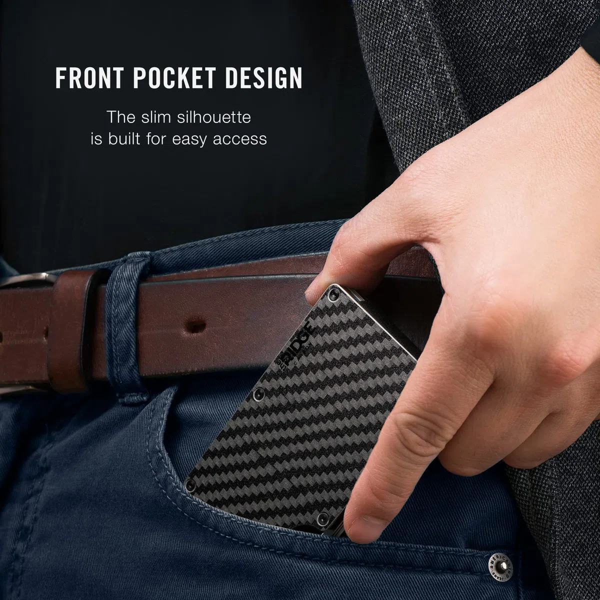 The Ridge Minimalist Slim Wallet For Men Money Clip