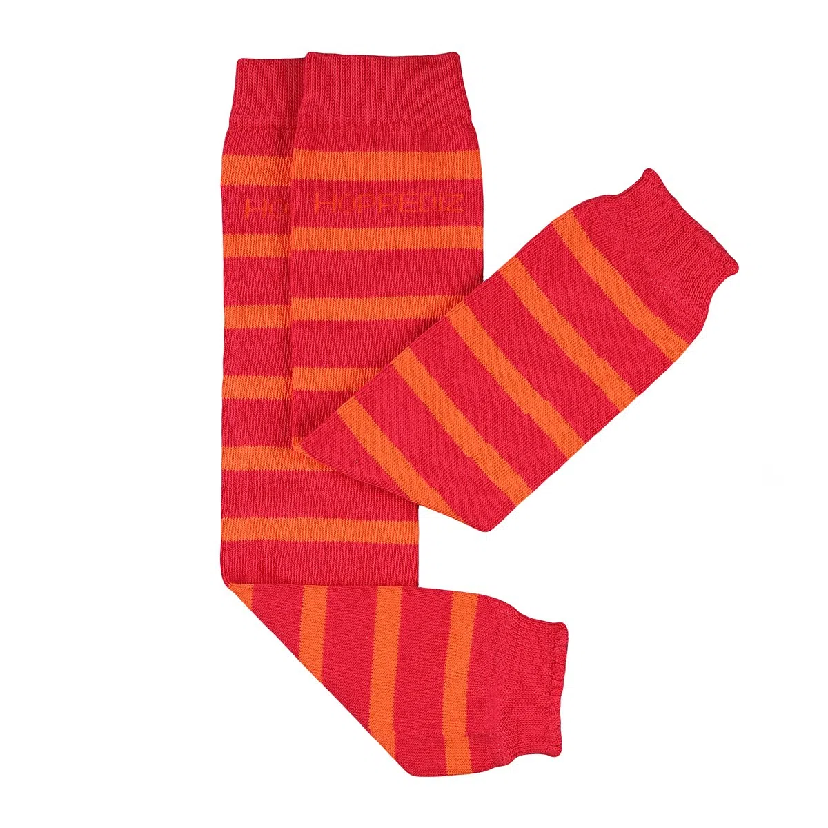 Hoppediz - Scaldamuscoli in Cotone Biologico, Colore: Rosso/Arancione