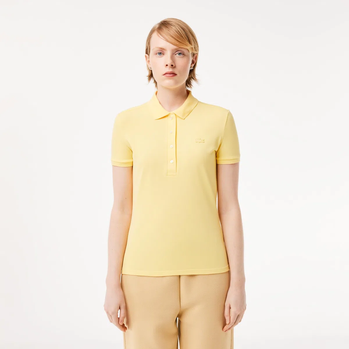 Lacoste L.12.d Short Sleeve Slim Fit Polo L.12.d Polo Slim Fit a Maniche Corte Donna (Pacco da 1)
