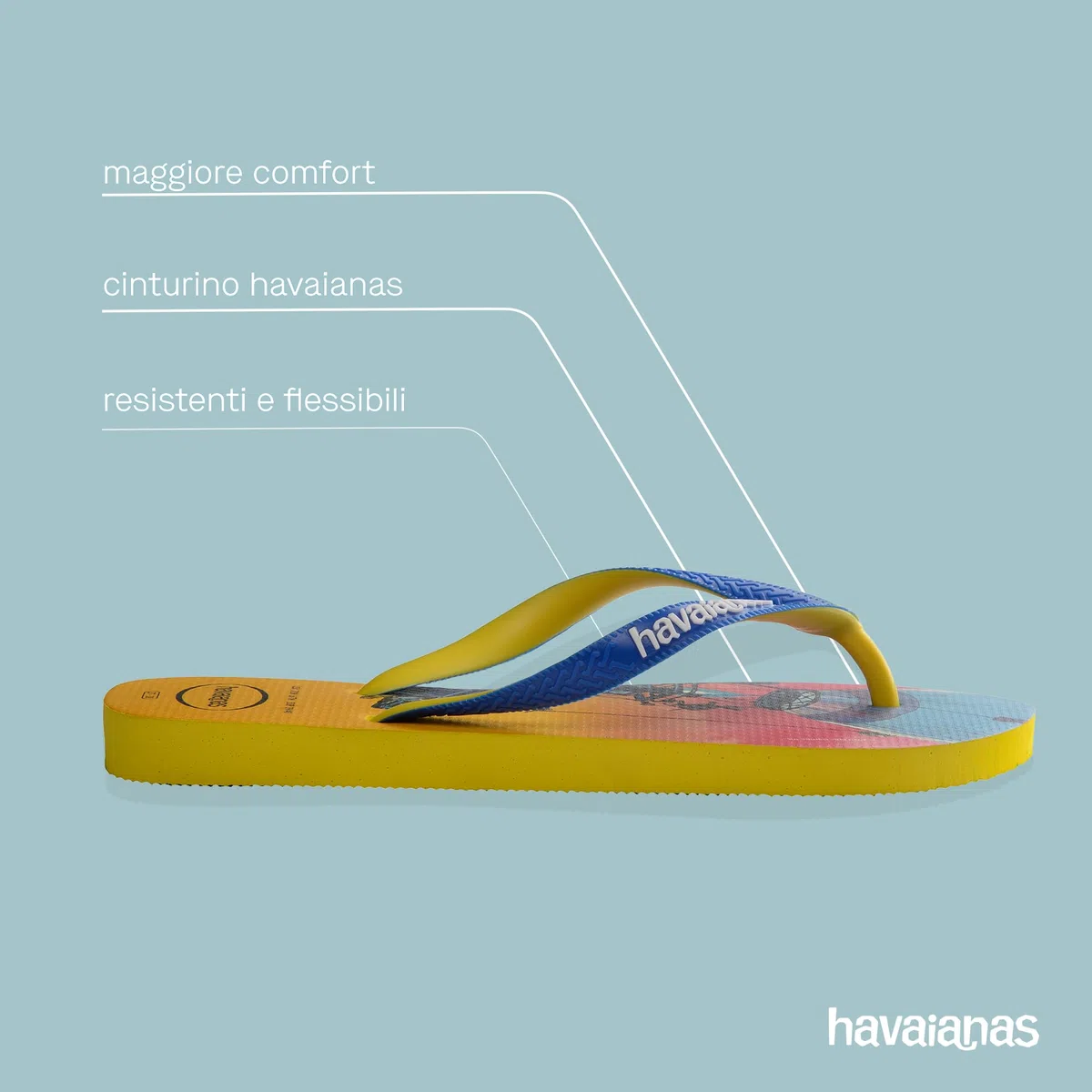 Havaianas - Top Fortnite, Comfortable, Durable, and Lightweight Flip-Flops, Featuring Iconic Moments from the Game, Non-Slip Sole, Adults Unisex