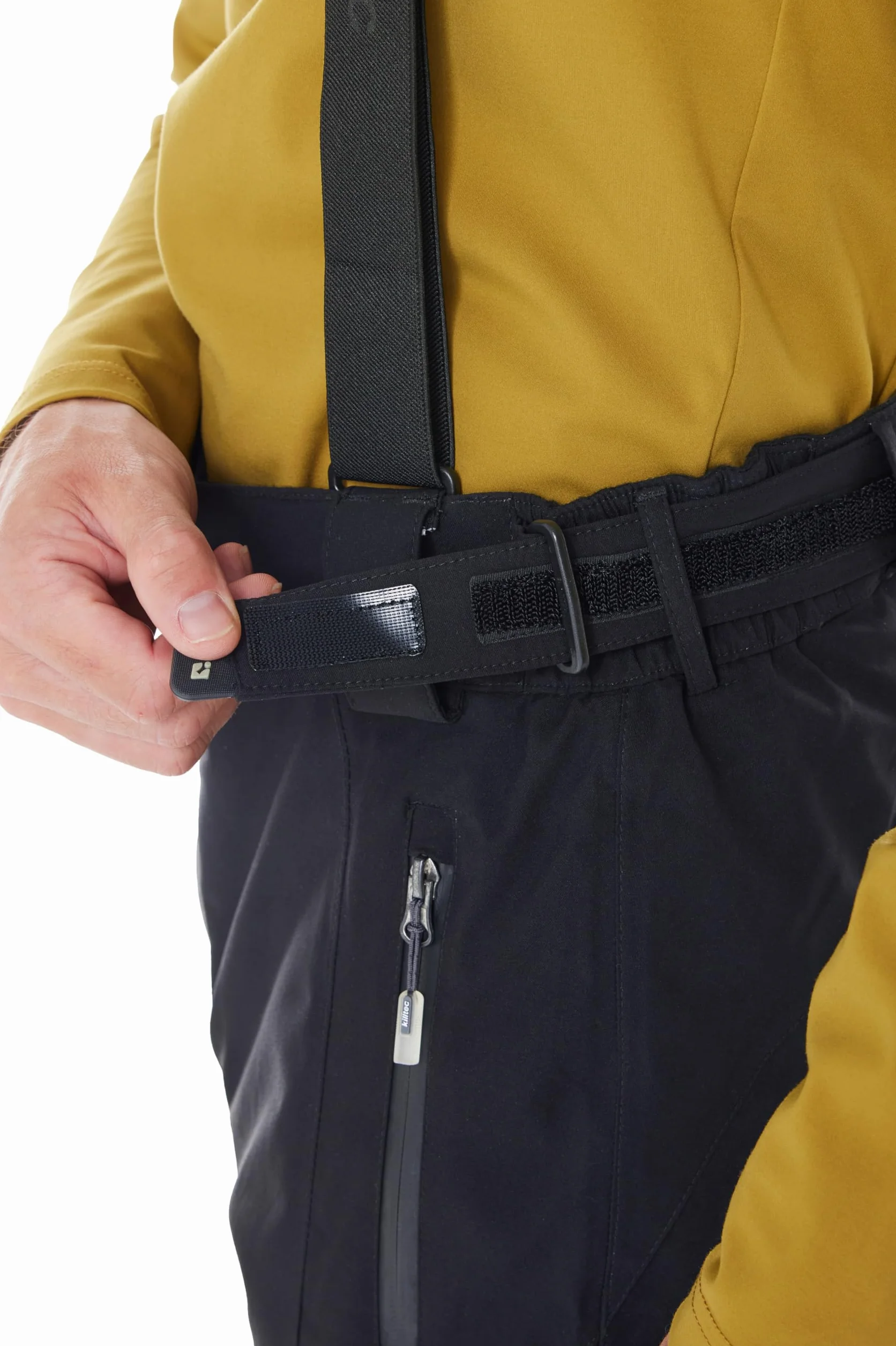 Killtec - Enosh, Pantaloni da Sci/Pantaloni Funzionali con Bretelle Rimovibili, Protezione Bordi e paraneve Uomo