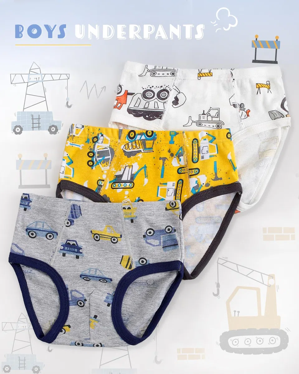 Domee Slip Intimo Cotone Dinosauro Bambino Confezione da 12