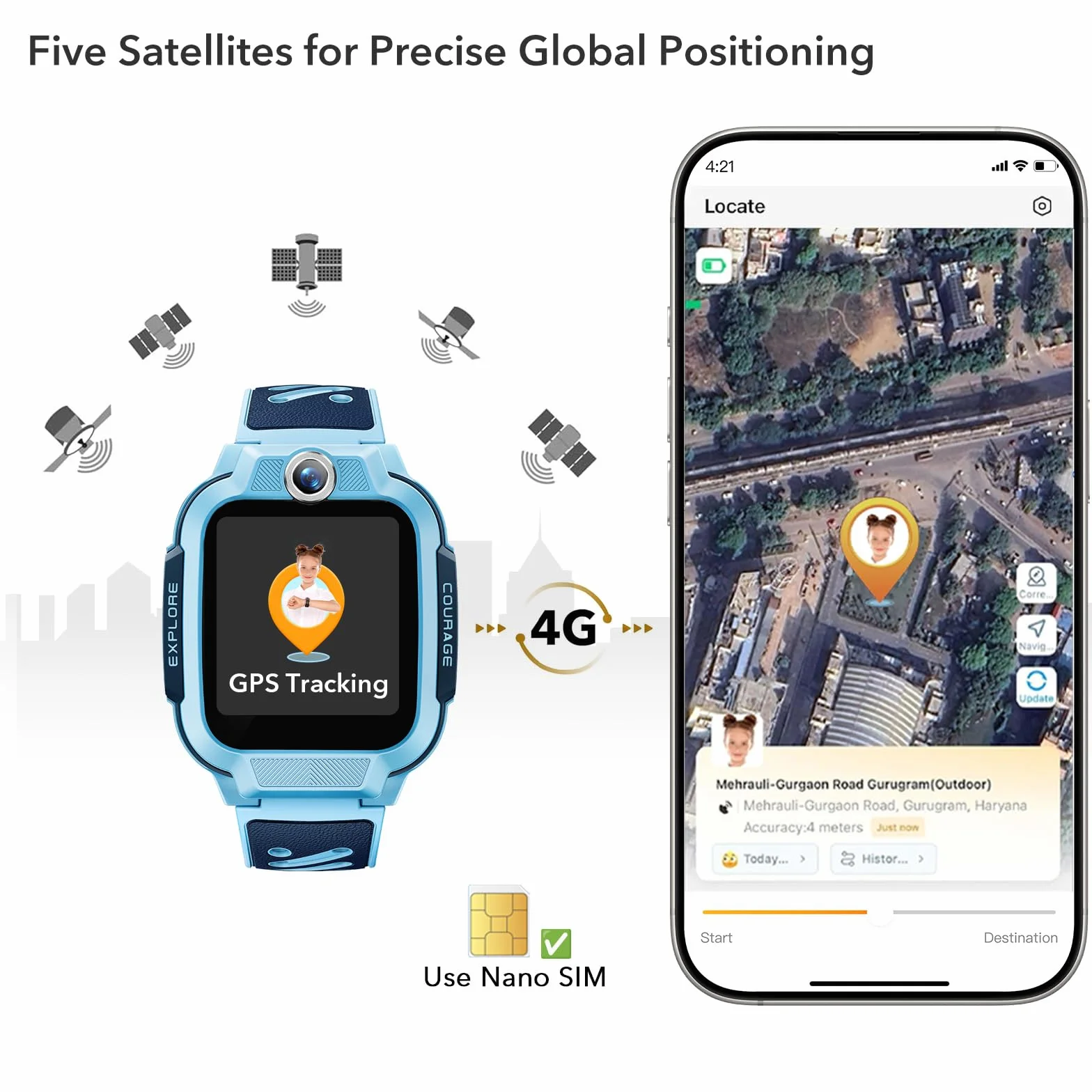 imoo Z3, smartwatch per bambini, con scheda SIM, orologio da polso per bambini, 4G, con IPX8, impermeabile, modalità aula, schermo da 1,5", 8 G, contapassi (rosa)