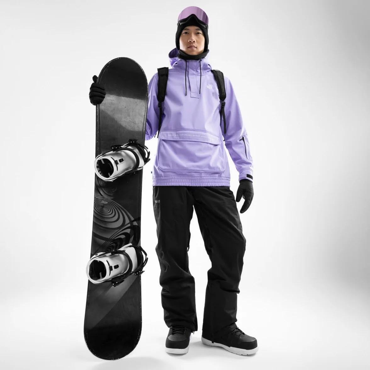 SIROKO - Giacca da Snowboard con Tasca a Marsupio W3 Halti