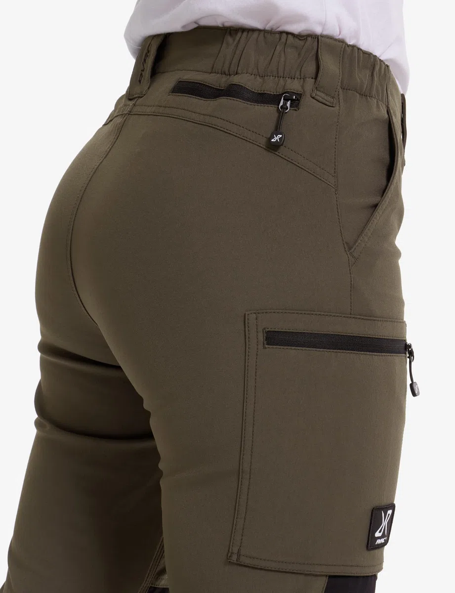 RevolutionRace Nordwand Stretch High-Waist Pantaloni Outdoor da Donna, Pantaloni per L'escursionismo e Attivitá all'Aria Aperta, da Trekking e da Lavaro, Robusti e Resistenti