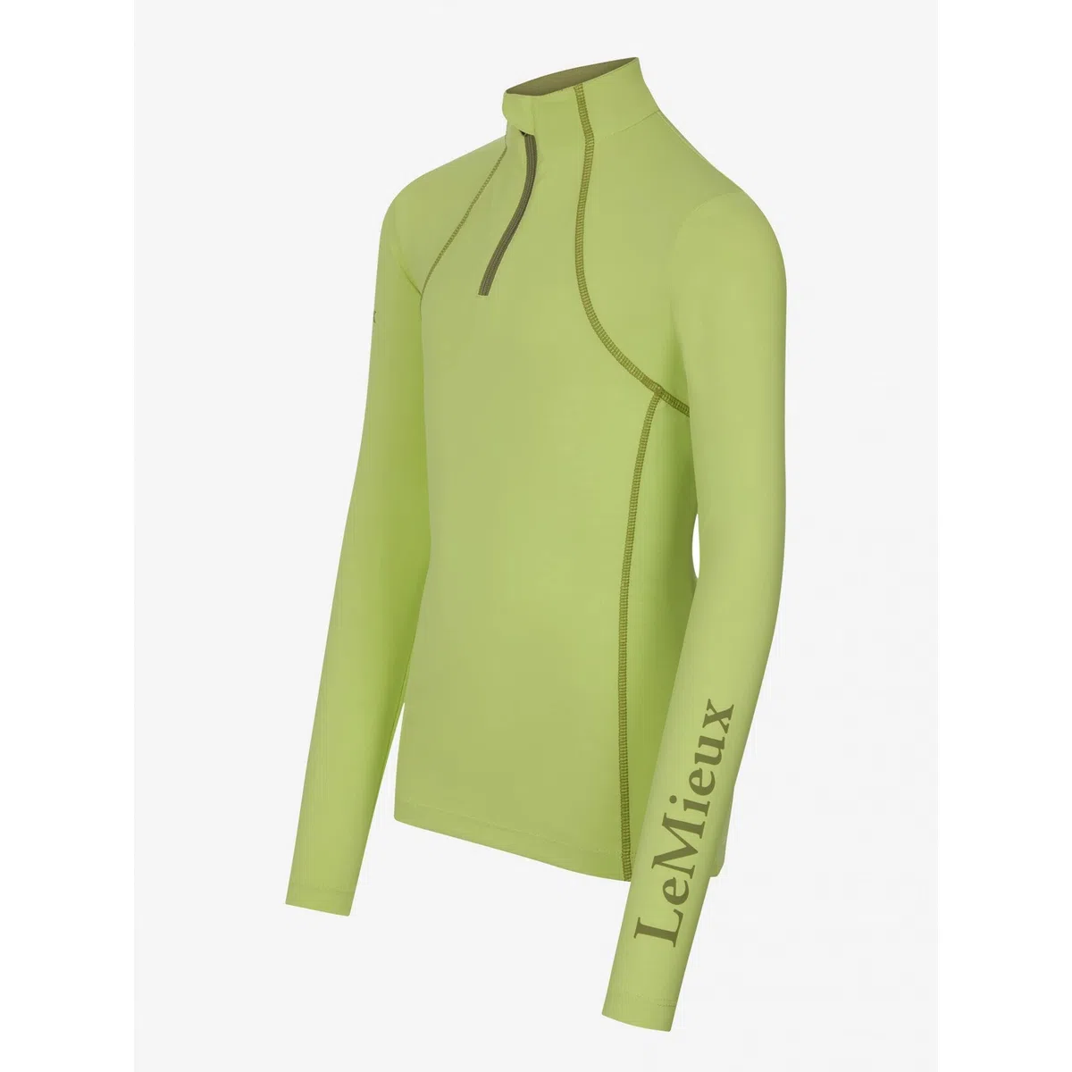 LeMieux Maglietta a maniche lunghe elasticizzata antimicrobica a maniche lunghe con strato base per bambini con tessuto traspirante