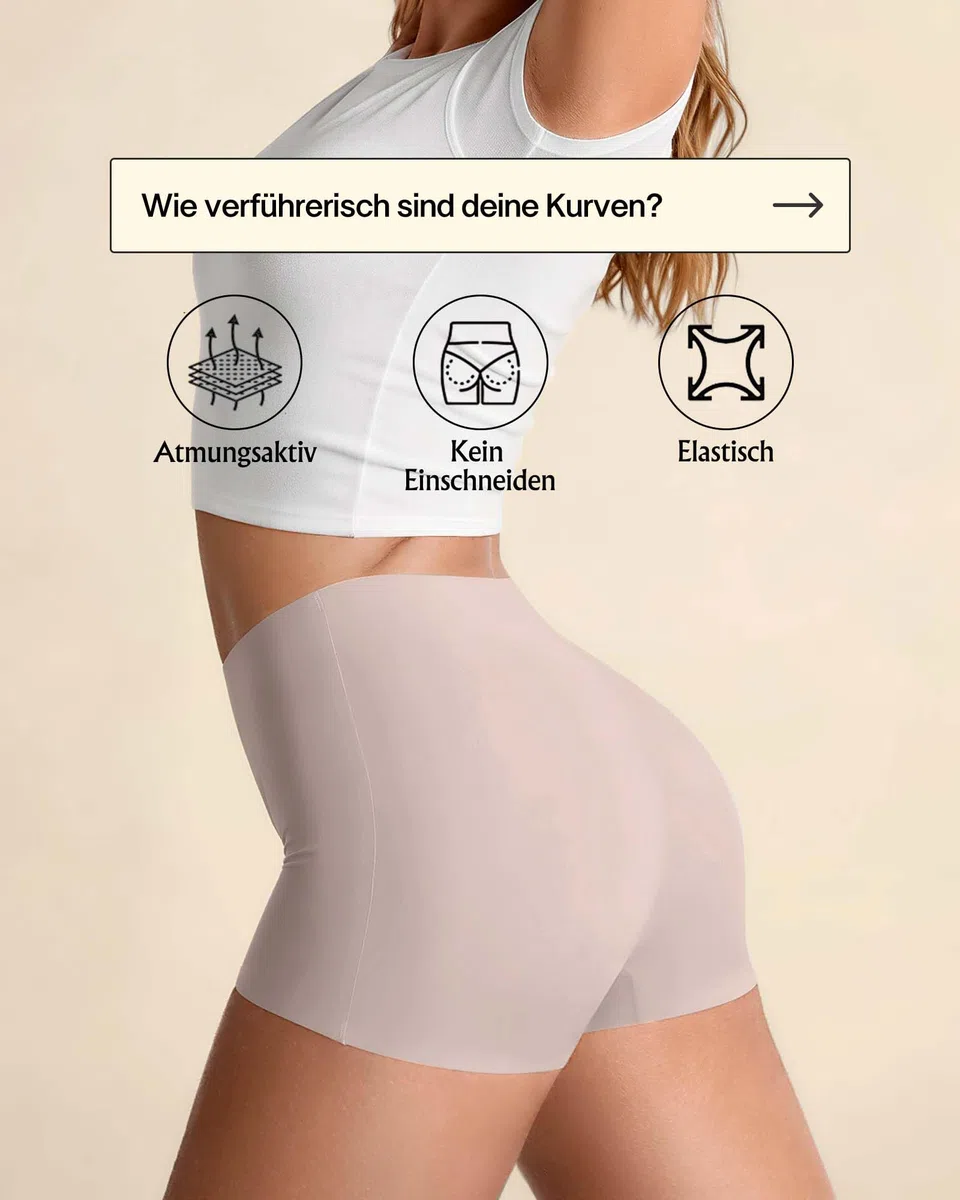 SHARICCA Boxer Donna Senza Cuciture Vita Alta Pantaloncini Donna in Viscosa Culotte Shorts Intimo Fitness Sport Hot Pant