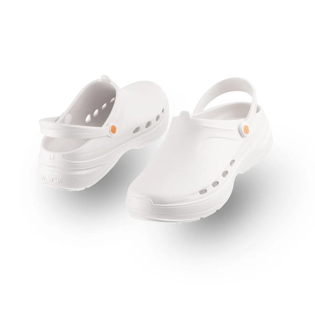 WOCK WAYLITE, Zoccoli Sanitari Donna Uomo, Scarpe Lavoro Sanitarie Leggere Traspiranti Antiscivolo SRC Antistatici, Zoccoli Infermiere Com Cinturino