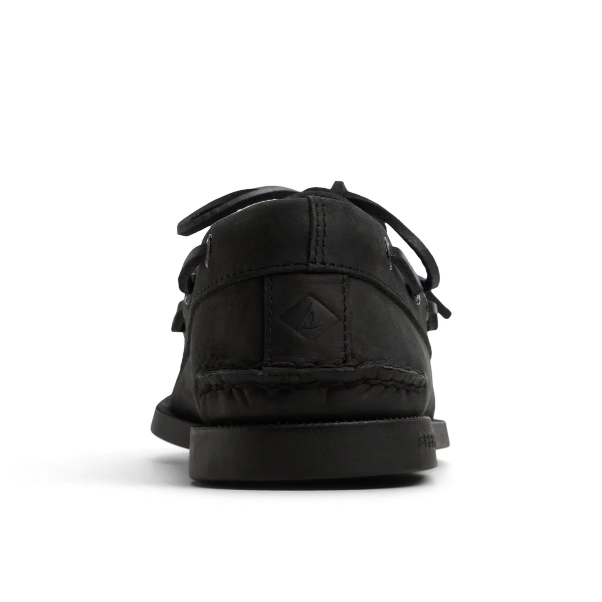 Sperry Scarpa da barca originale da uomo con 2 occhielli, nero, 42 EU