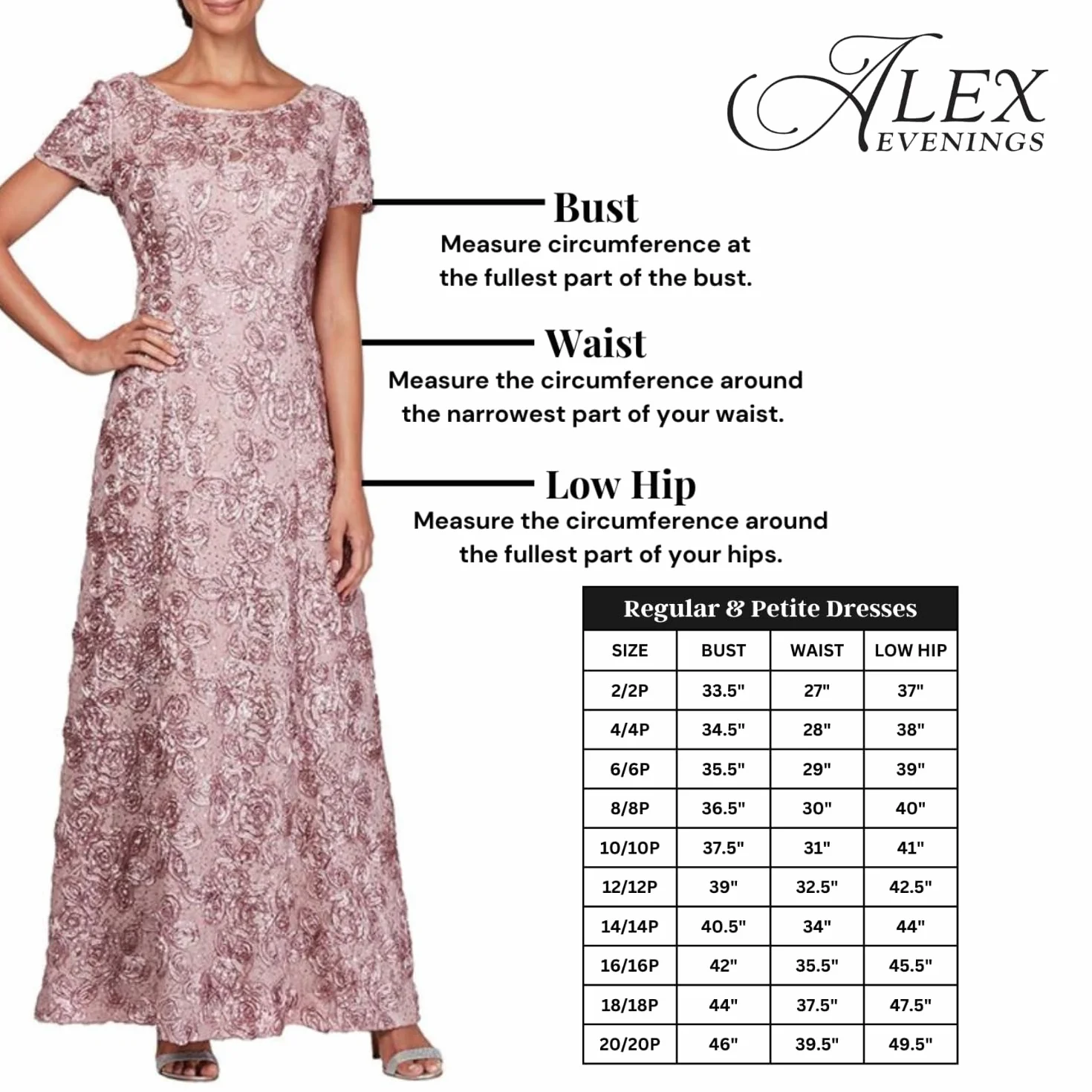 Alex Tea Length Sequin Mock Dress (Petite And Regular) Vestito per Occasioni Speciali Donna