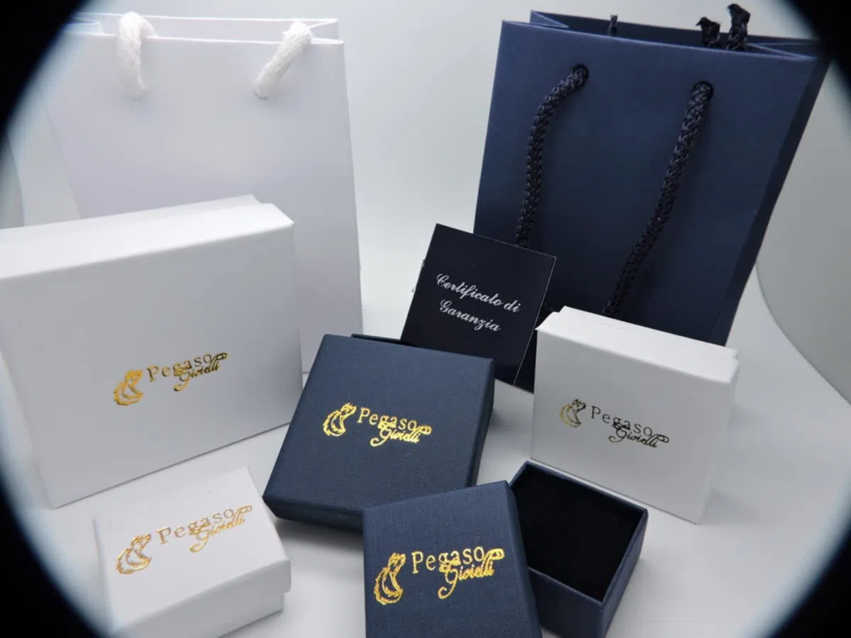 Ciondolo Oro Bianco 18kt (750) Pendente Piccola Croce della Vita Uomo Donna Bambini