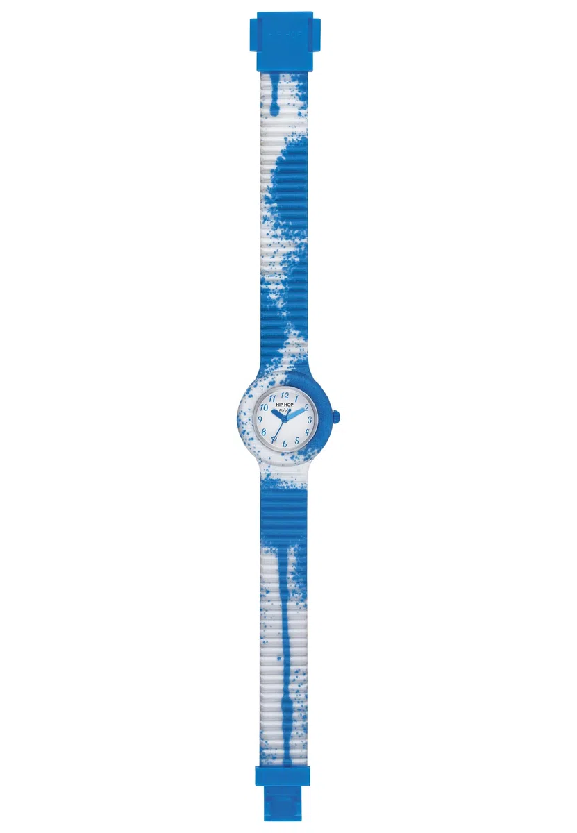HIP HOP Orologio Bambina, Collezione KIDS FUN, Movimento Quarzo Analogico, Resistente all'acqua fino a 50 metri, Cinturino in Silicone Con Tessuto, Lunghezza regolabile, Idee regalo Bambina