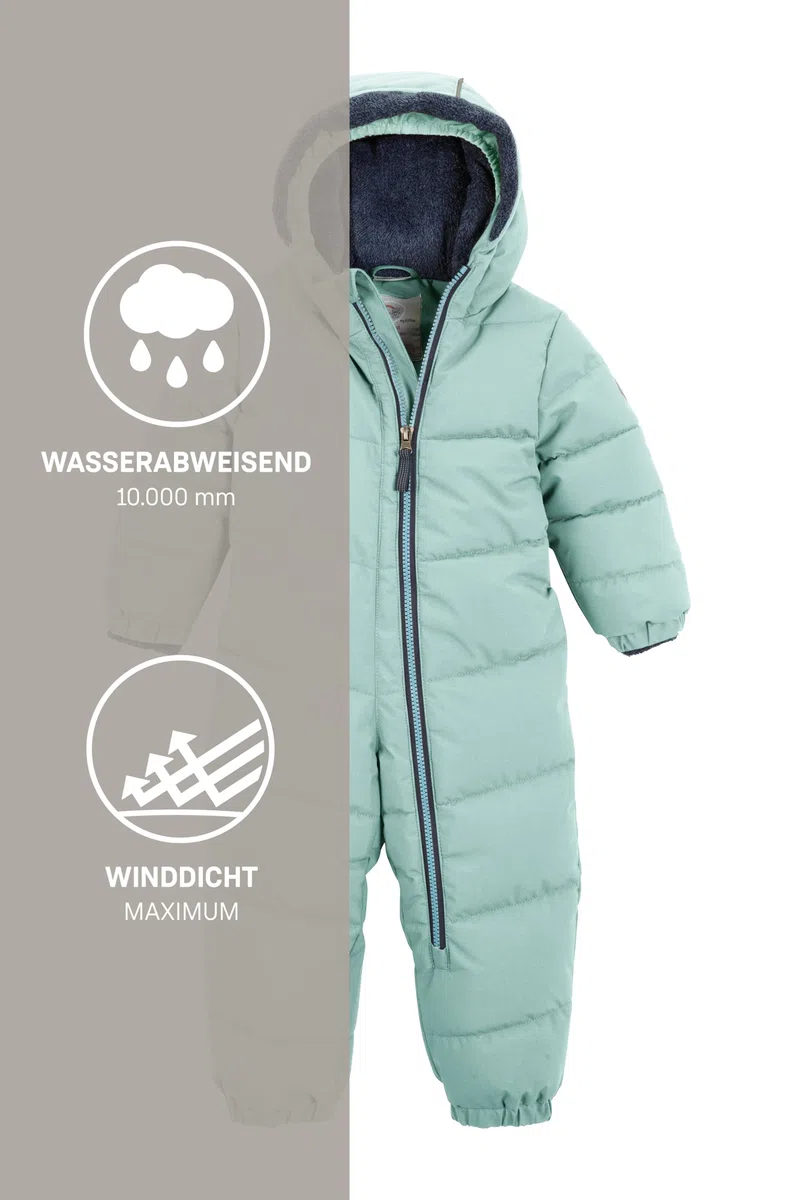 first instinct by killtec Fiow 32 Mns Onpc Tuta/tuta da neve in look piumino con cappuccio Unisex - Bambini e ragazzi (Pacco da 1)