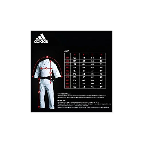 adidas - Kimono per judo, per allenamento, 500 g