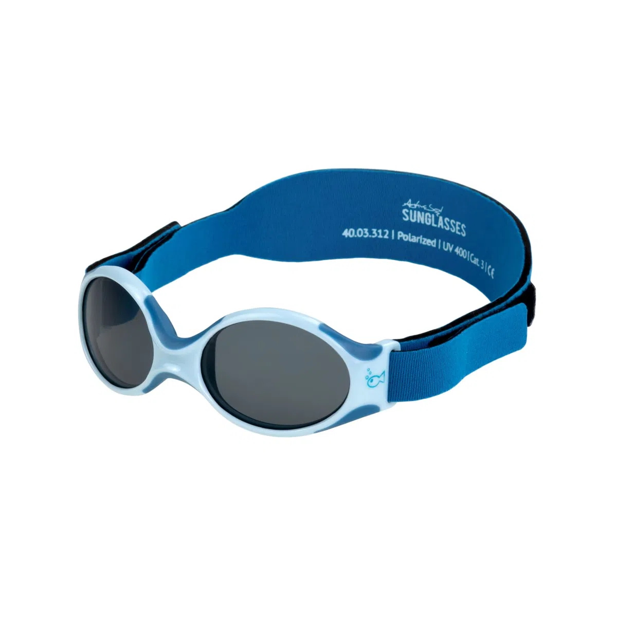 ActiveSol Occhiali da sole per bambini Explorer, 0 – 18 mesi, senza BPA, polarizzati, con fascia
