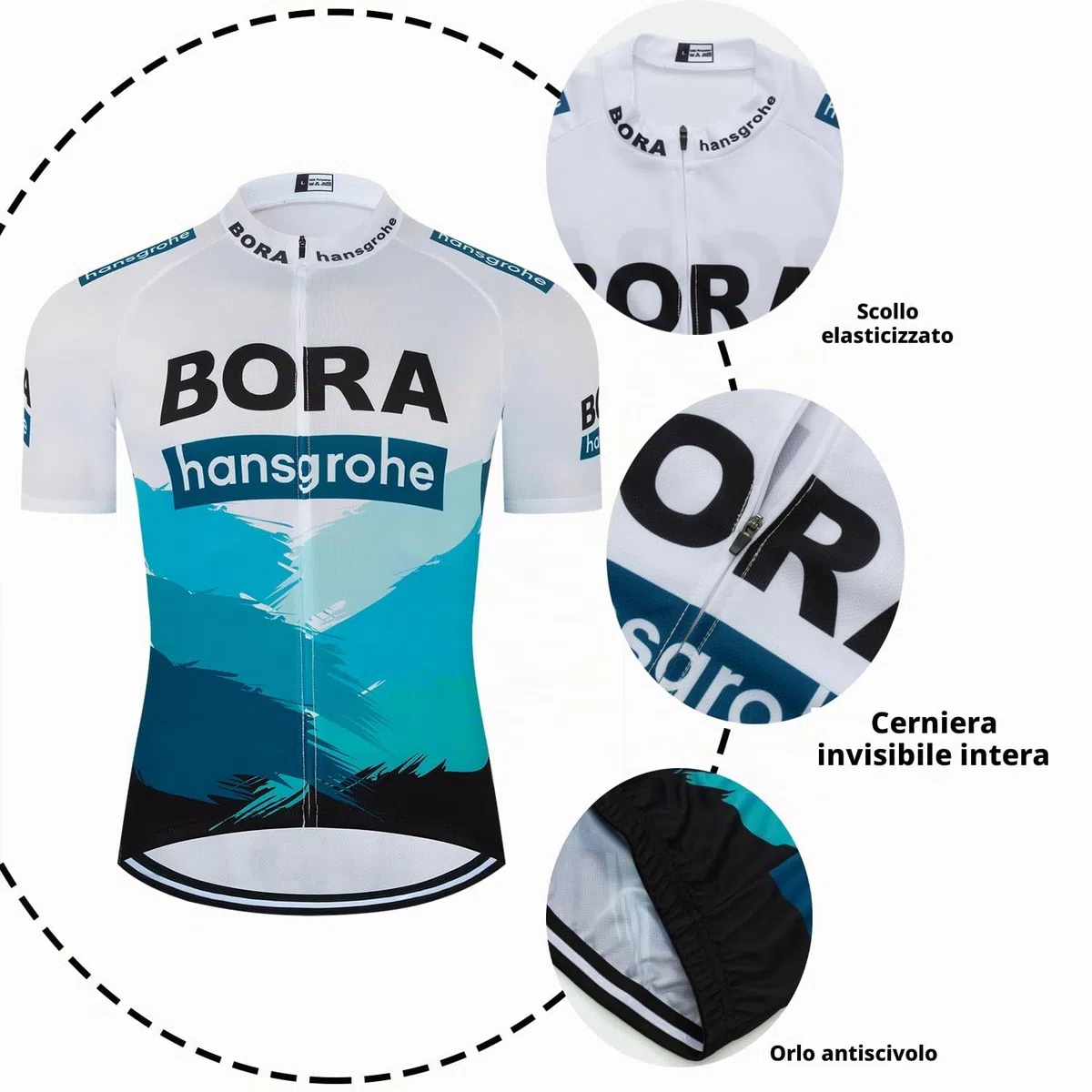 Abbigliamento Ciclismo da Uomo Maniche Corte Completo Bici Completo Ciclismo Manica Corta Tuta Ciclismo Uomo