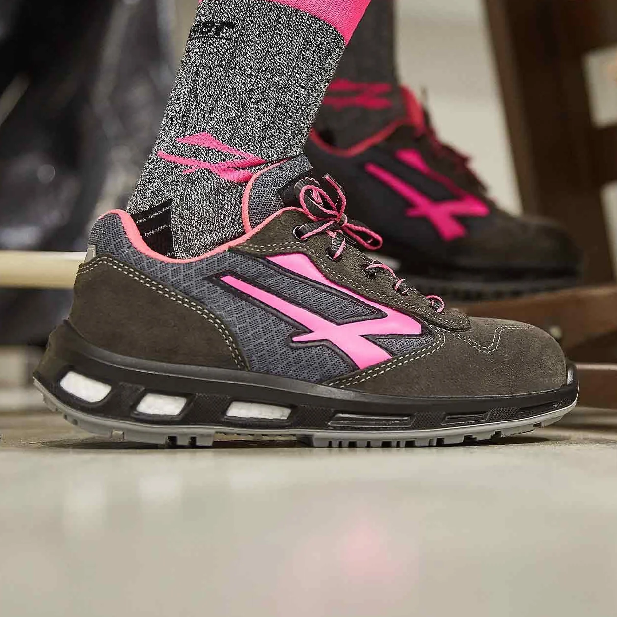 SCARPA ANTINFORTUNISTICA DONNA U POWER RED LION VEROK S1P 41