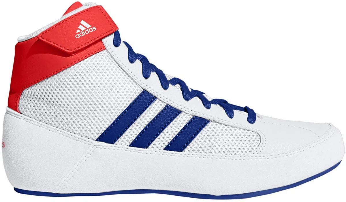 Adidas HVC Adult, Scarpe da Wrestling Uomo, Bianco Royal Rosso, 44 EU