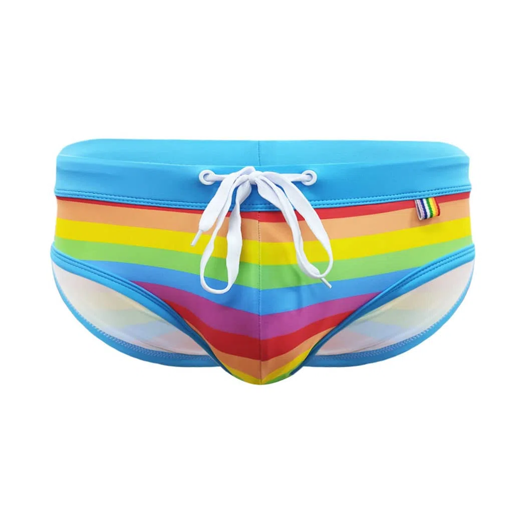Costume da Bagno Uomo, Costume Slip Nuoto Mare e Piscina Uomo Swimming Brief Coulisse Regolabile YK24