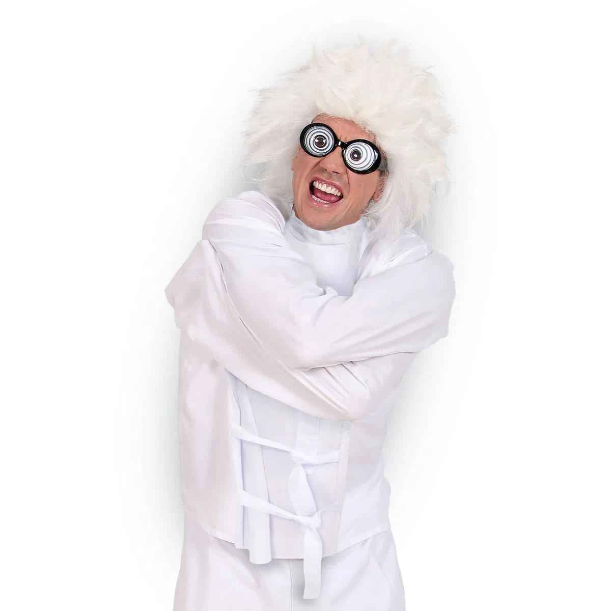 W WIDMANN MILANO Party Fashion - Costume camicia di forza, psicopatico, pazzo, lunatico, carnevale, Halloween