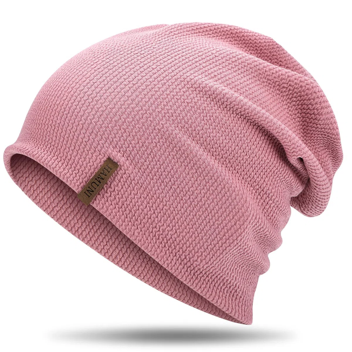 HAMUNI Berretto da donna Slouch, berretto da uomo, elastico, morbido, comodo, in jersey, classico, alla moda, perfetto per primavera, autunno e inverno