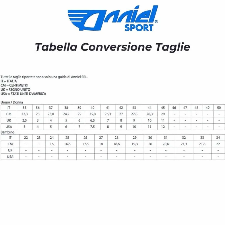 Anniel 2038 Scarpe da Ginnastica Artistica in Pelle. 100% Made in Italy (40, Bianco)