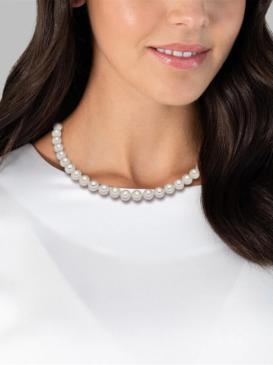 Valero Pearls Collana di perle da Donna in Argento Sterling