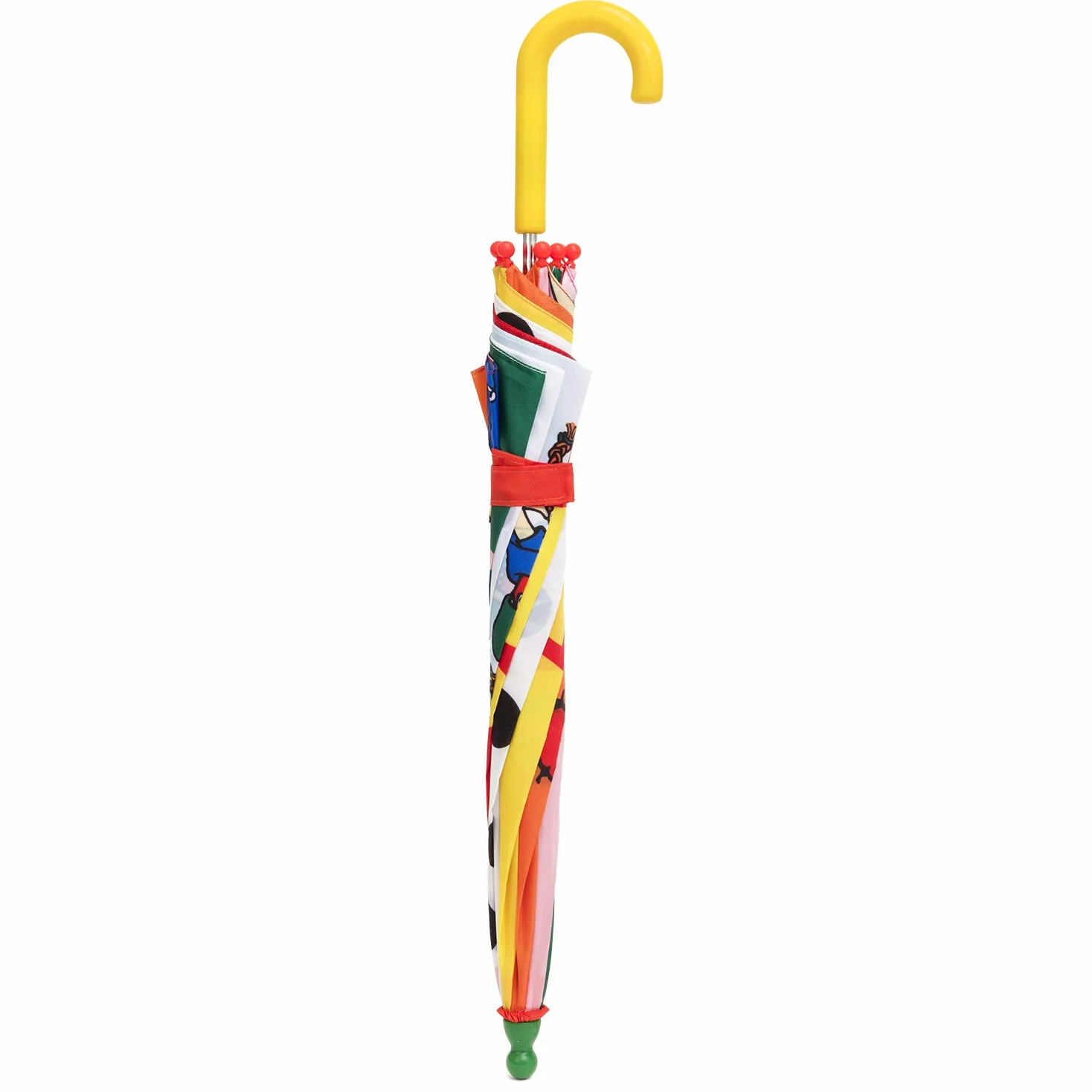 PIPPI LONGSTOCKING Ombrello per bambini - Ombrello a cupola - Ombrelli colorati - Pioggia o sole - Giocattoli per ragazze e ragazzi - Età 3+