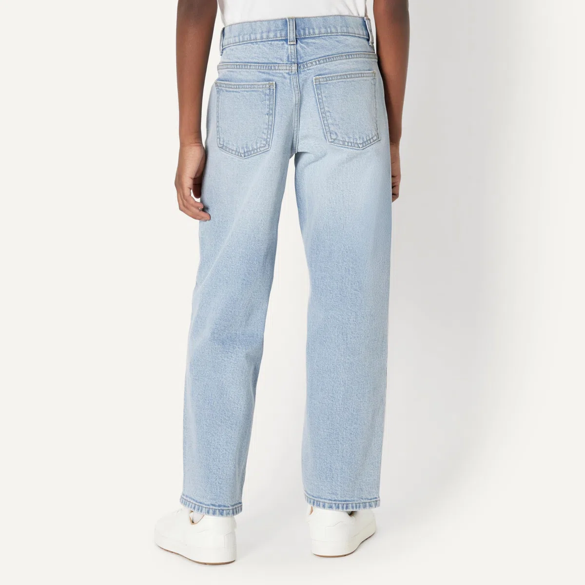 Amazon Essentials Jeans Baggy Mediamente Elasticizzati, Vestibilità Ampia Bambini e ragazzi