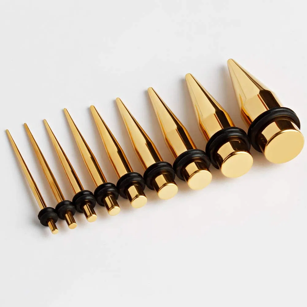 COOEAR 36PC Full Size Ear Taper Kit Ear Plug Set 14g-00g Stretching